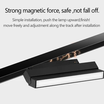 Magnetické Osvetľovacie 48v Dali Také Skladacie Magnet Floodlight Tuya Zigbee Smart LED Magnetické Track Light System  1